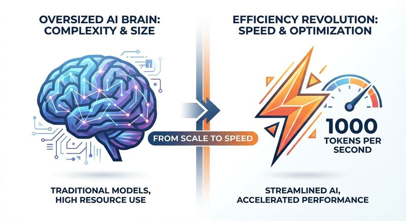 效率至上:AI行业正在抛弃'更大更好'的迷思