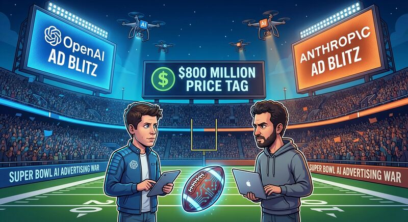 1.27亿人围观:OpenAI和Anthropic在超级碗打起来了