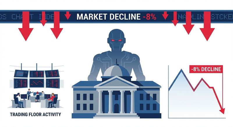 华尔街进入AI猎杀模式:金融股成为软件股之后的下一个猎物