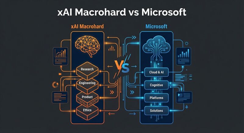 马斯克给新项目取名Macrohard:这是要对微软开嘲讽模式吗?